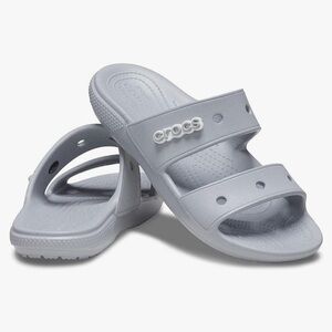 CROCS Unisex-Adult Classic Sandal Light Gray, Size: 9M/11 W